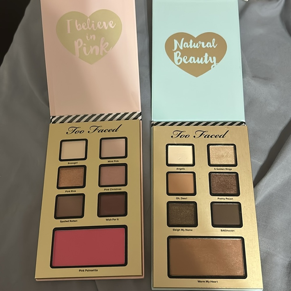 Too Faced set of 2 full pallets I believe in pink and natural beauty brand new
